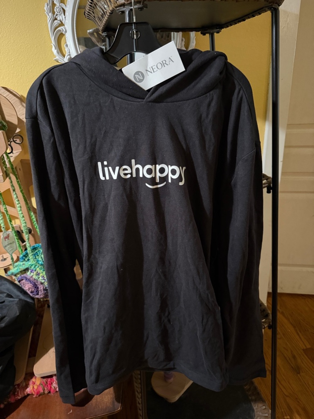Neora Livehappy Black Hoodie